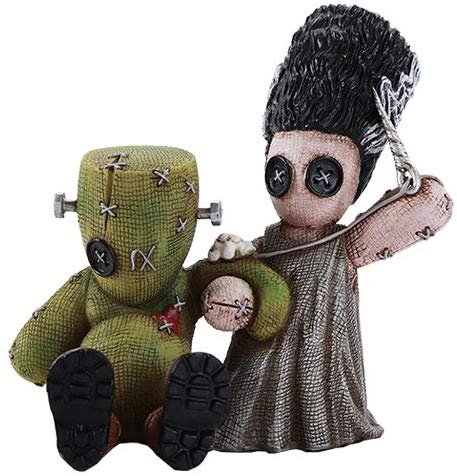 Pacific Giftware 4.5 Inches Pinhead Monster Frankenstein and Bride Love Sewing Doll