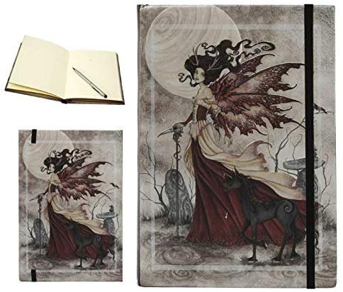Red Queen Embossed Fairy Journal Diary Notebook Amy Brown