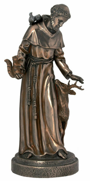 Large Stain St. Francis Figurine