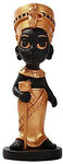 Pacific Giftware Ancient Egyptian Nefertiti Goddess Miniature Statue Black Gold