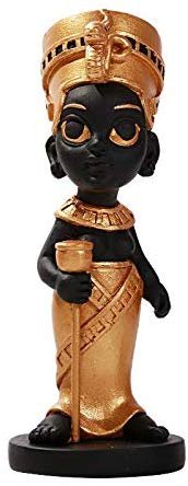 Pacific Giftware Ancient Egyptian Nefertiti Goddess Miniature Statue Black Gold