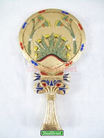 SUMMIT BY WHITE MOUNTAIN Egyptian Floral Mirror Collectible Flower Egypt Decoration Figure