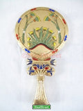 SUMMIT BY WHITE MOUNTAIN Egyptian Floral Mirror Collectible Flower Egypt Decoration Figure