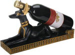 Egyptian Anubis Wine Bottle Holder - Collectible Egypt Decoration