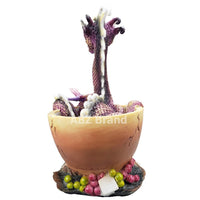 ABZ Brand Coffee Bean Leaf Pinky Dragon in Coffee Cup