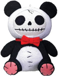 Furrybones Panda Bear Pandie Wearing Red Bow Tie Small Plush Doll