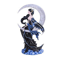 Pacific Giftware PT Nene Thomas Fantasy Art Collection Solace Black Moon Fairy Resin Collectible Figurine