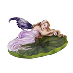 PTC 9992 Resin Jewelry Holder Dish Tray Fairy Statue Figurine on Leaf