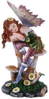 Pacific Giftware Fairy Garden Toadstool Mushroom Fairy Decorative Mini Garden Figurine