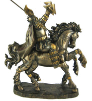 Norse God Odin Bronze Finish Statue Pagan Viking
