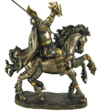 Norse God Odin Bronze Finish Statue Pagan Viking