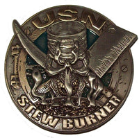 USN - Skull "STEW BURNER" Challenge Coin