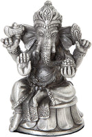 PTC 3.63 Inch Ganesha Elephant Indian Hindu Resin Statue Figurine