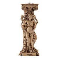 Pacific Giftware Triple Goddess Mother Maiden Crone Tea Light Candle Holder Stand 10 Inch (Antique Ivory)