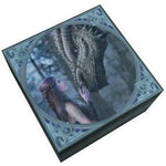 PTC 5 Inch Once Upon a Time Jewelry/Trinket Box with Mirror Figurine