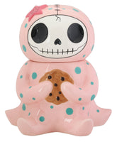 Furrybones Pink Octopus Octopee Ceramic Cookie Treat Jar
