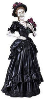 Day of The Dead Skeleton Black Dress Bride Resin Figurine