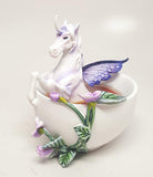 Pacific Giftware Amy Brown Enchanted Unicorn Tea Cup Fantasy Art Figurine Collectible 5.75 inch