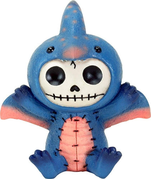 SUMMIT COLLECTION Furrybones Pterry Signature Skeleton in Blue Pterodactyl Costume