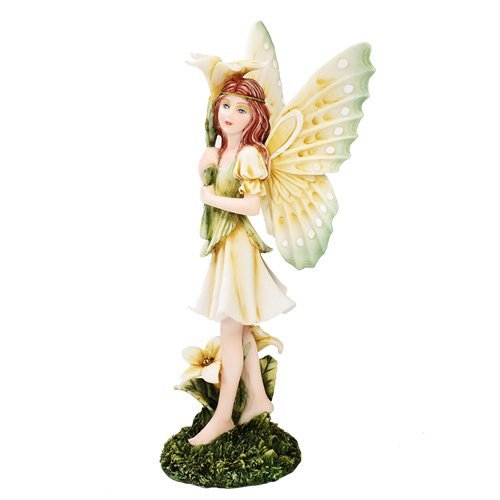 Meadowland Standing Flower Fairy Statue Polyresin Figurine Home Decor