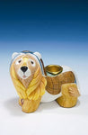 LION TAPER CANDLE HOLDER SET (SET OF 2)