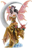 Pacific Giftware Four Elements Celestial Moon Fairy Figurine Earth Wind Frost Fire Collectible Figurine Nene Thomas Art Inspiration Official Licensed Collectible 12 Inch Tall (Earth)