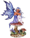 Pacific Giftware Amy Brown Licensed Violet Fairy Statue Polyresin Figurine