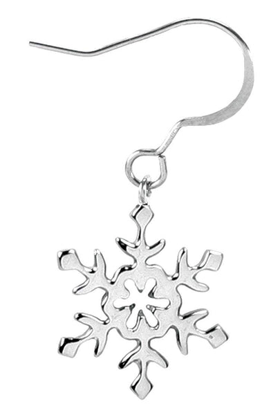 Snowflake Earrings - Collectible Dangle Jewelry Accessory Jewel