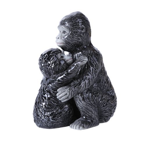 Pacific Giftware 4.75 inches Gorilla Family Magnetic Salt and Pepper Shaker Kitchen Set