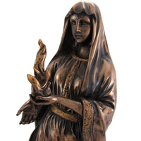 PTC 12 Inch Hestia in Robes Grecian Goddess Resin Statue Figurine