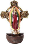 Our Lady of Guadalupe Holy Water Font Religious Sacrament Wall Decor 6.75 inches