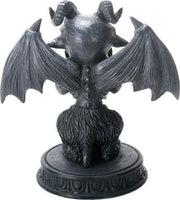 YTC Summit International Screaming Gargoyle on Pedestal Figurine Horned Winged Demon Gothic Decoration
