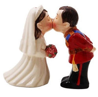 NEW! 4" Kate and William Magnetic Salt and Pepper Shakers