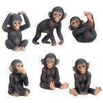 CHIMPANZEES (SET OF 6), SS-5947