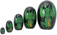 PT Fire Winged Dragon Nesting Dolls Collectible Resin Figurine