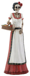 YTC Red Skeleton Senorita Holding Basket