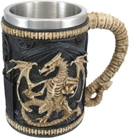 Dragon Skeleton Tankard 16 oz. Mug