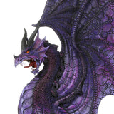 Pacific Giftware Draconis Moon Purple Dragon Wall Plaque Wall Decor Collectible 34 Inch H