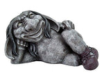 PTC 5.5 Inch Funny Face Gargoyle with Boots Laying Down Statue Figurine