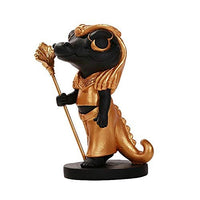 Pacific Giftware Ancient Egyptian Sobek Crocodile Miniature Statue Black Gold