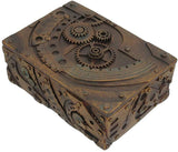 PTC 5 Inch Steampunk Mechanical Inspired Jewelry/Trinket Box Figurine