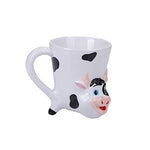 Pacific Giftware Topsy Turvy Cow Mug Adorable Mug Upside Down Home Office Decor