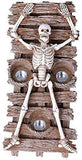 Skeleton Racking Resin Figurine Candle Holder