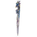 6.25 inches Fantasy Decorative Writing Dragon Sculpture Decorative Pen Gift Set - Set of 6