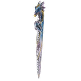 6.25 inches Fantasy Decorative Writing Dragon Sculpture Decorative Pen Gift Set - Set of 6
