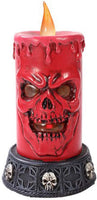 Pacific Giftware 10896 Spooky Devil LED Light Candle Figurine Made of Polyresin, 3" x 3" x 5.75"
