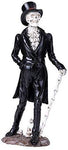 Day of The Dead Skeleton Black Suit Gentleman Resin Figurine