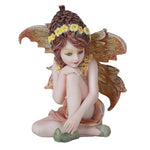 Pacific Giftware Fairy Garden Acorn Flower Fairy Decorative Mini Garden Figurine 3 Inch