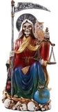 Pacific Giftware Santa Muerte Saint of Holy Death Seated Religious Statue 9 Inch