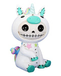 SUMMIT COLLECTION Furrybones Unie Signature Skeleton in White Unicorn Costume with Stars and Rainbow Hair